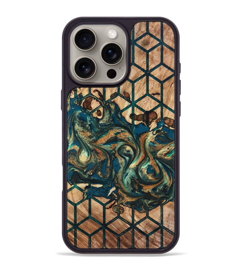 iPhone 16 Pro Max Wood Phone Case - Maegan (Pattern, 826836)