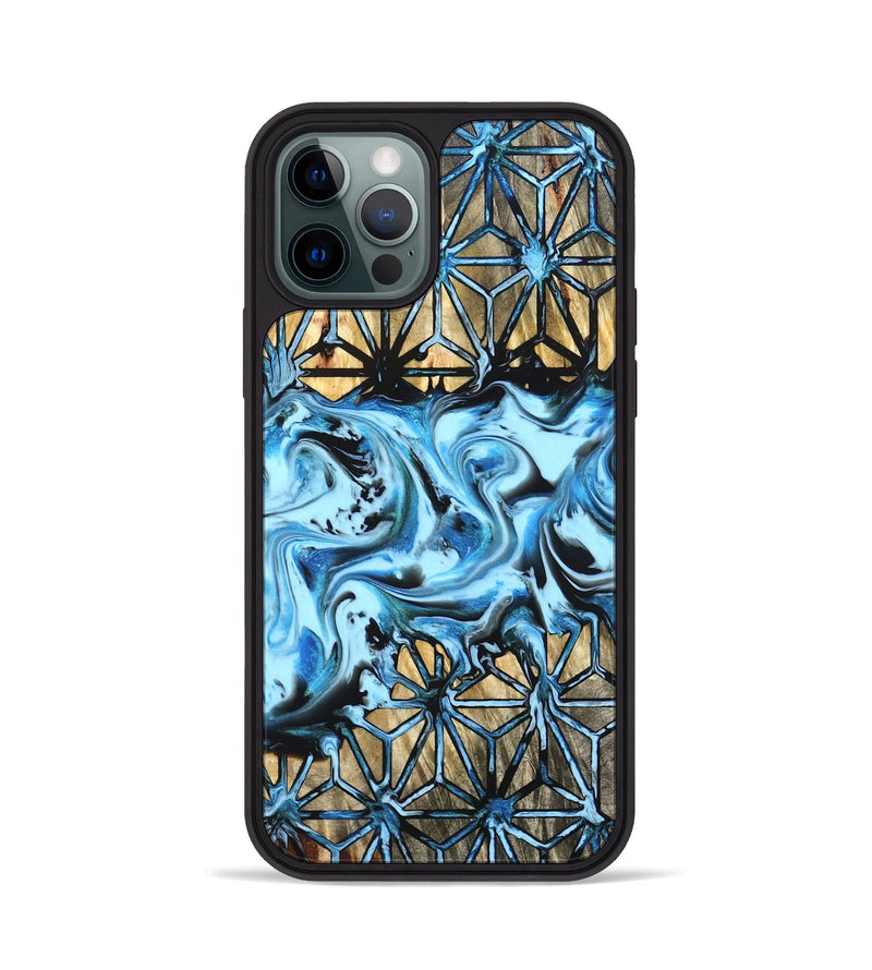 iPhone 12 Pro Wood Phone Case - Lester (Pattern, 826837)