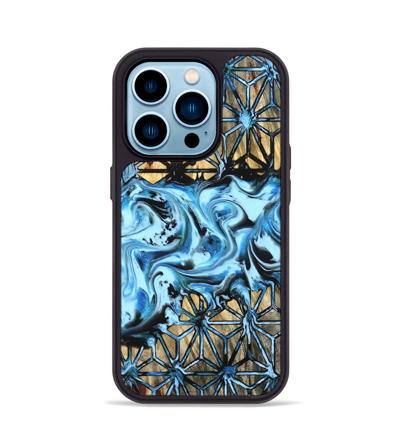 iPhone 14 Pro Wood Phone Case - Lester (Pattern, 826837)