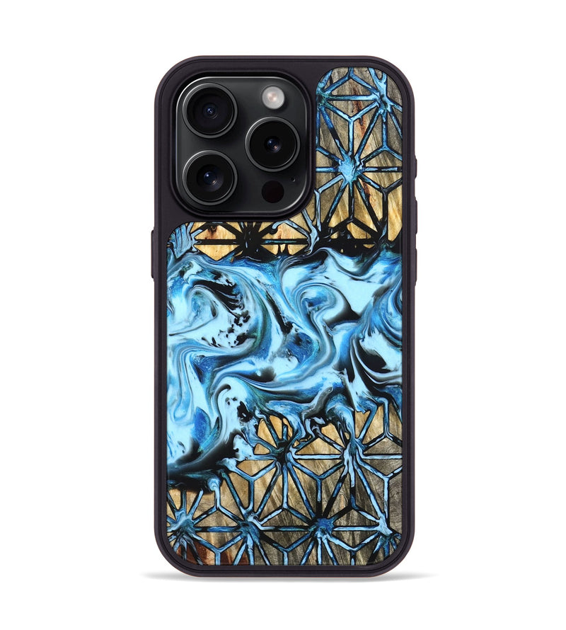 iPhone 15 Pro Wood Phone Case - Lester (Pattern, 826837)