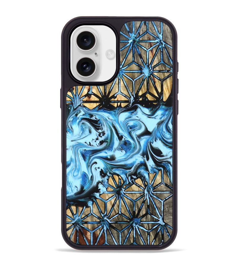 iPhone 16 Plus Wood Phone Case - Lester (Pattern, 826837)
