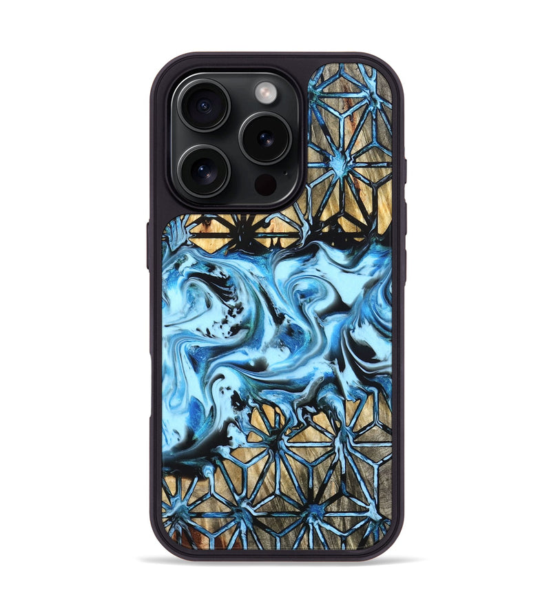iPhone 16 Pro Wood Phone Case - Lester (Pattern, 826837)