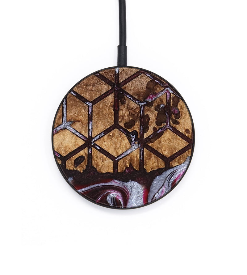 Circle Wood Wireless Charger - Marlie (Pattern, 826838)