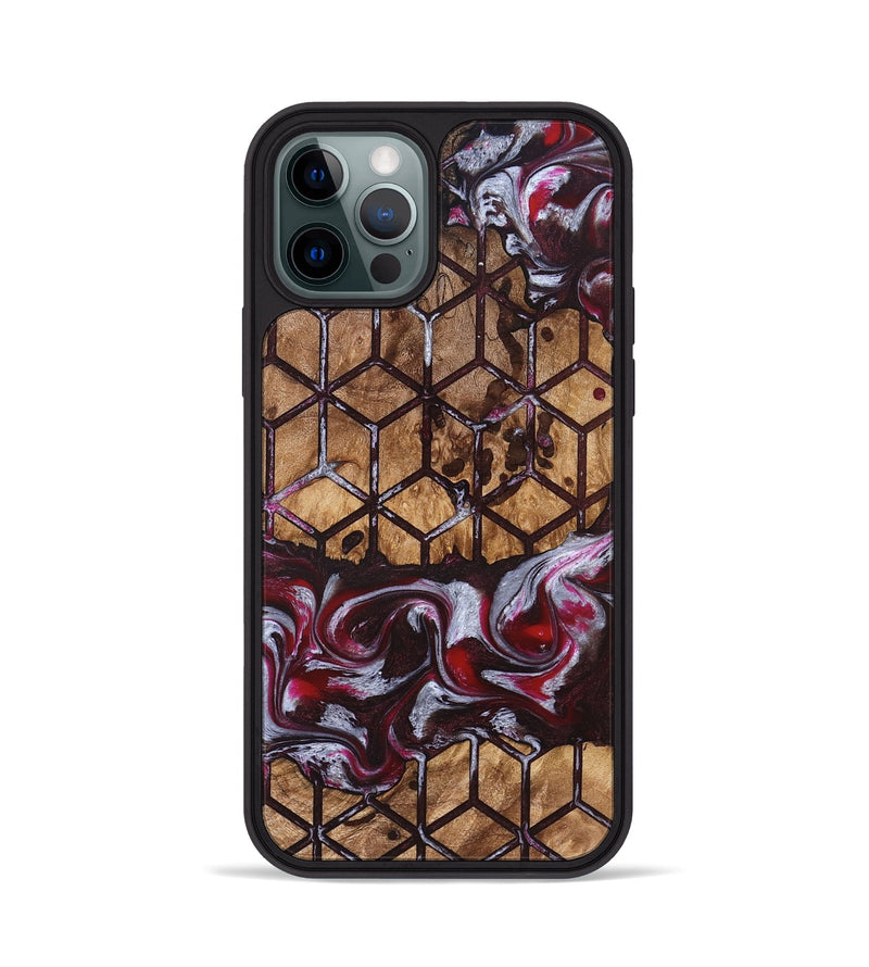 iPhone 12 Pro Wood Phone Case - Marlie (Pattern, 826838)