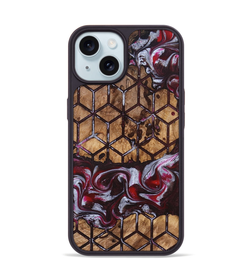 iPhone 15 Wood Phone Case - Marlie (Pattern, 826838)