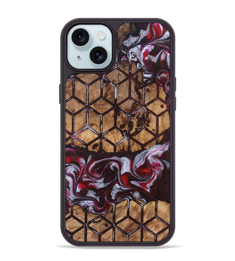 iPhone 15 Plus Wood Phone Case - Marlie (Pattern, 826838)