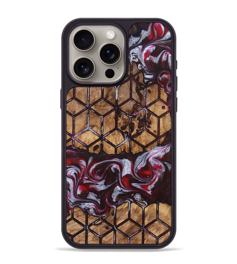 iPhone 15 Pro Max Wood Phone Case - Marlie (Pattern, 826838)
