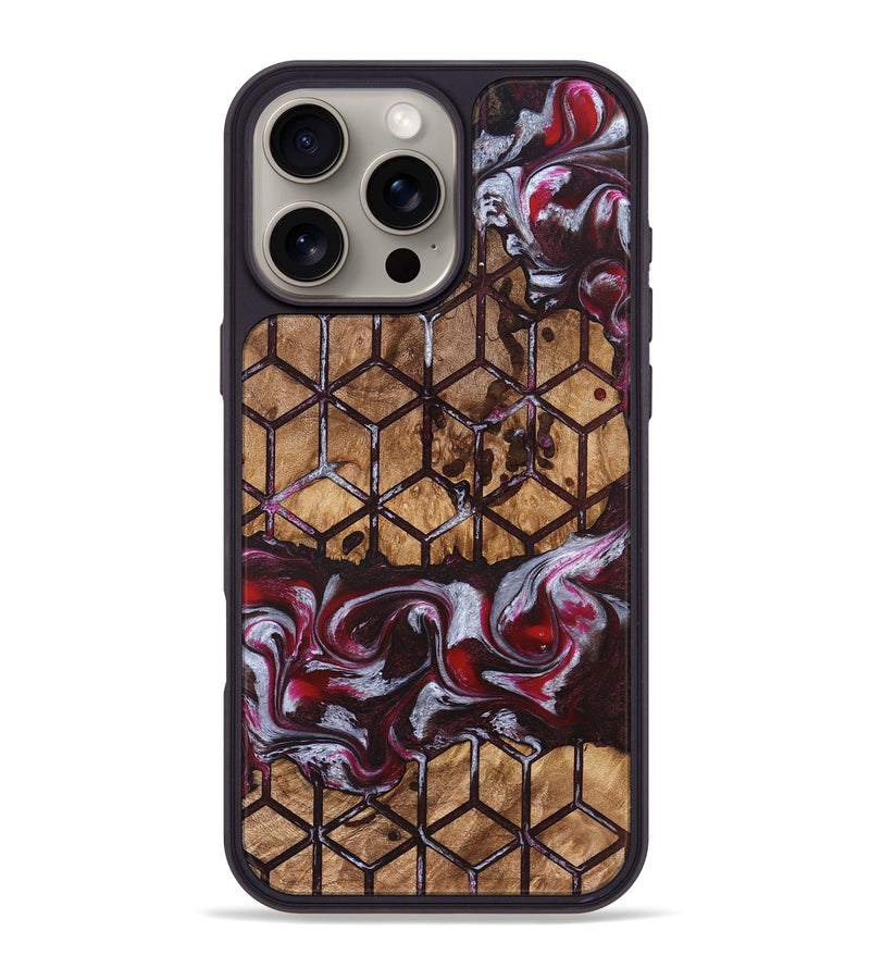 iPhone 16 Pro Max Wood Phone Case - Marlie (Pattern, 826838)