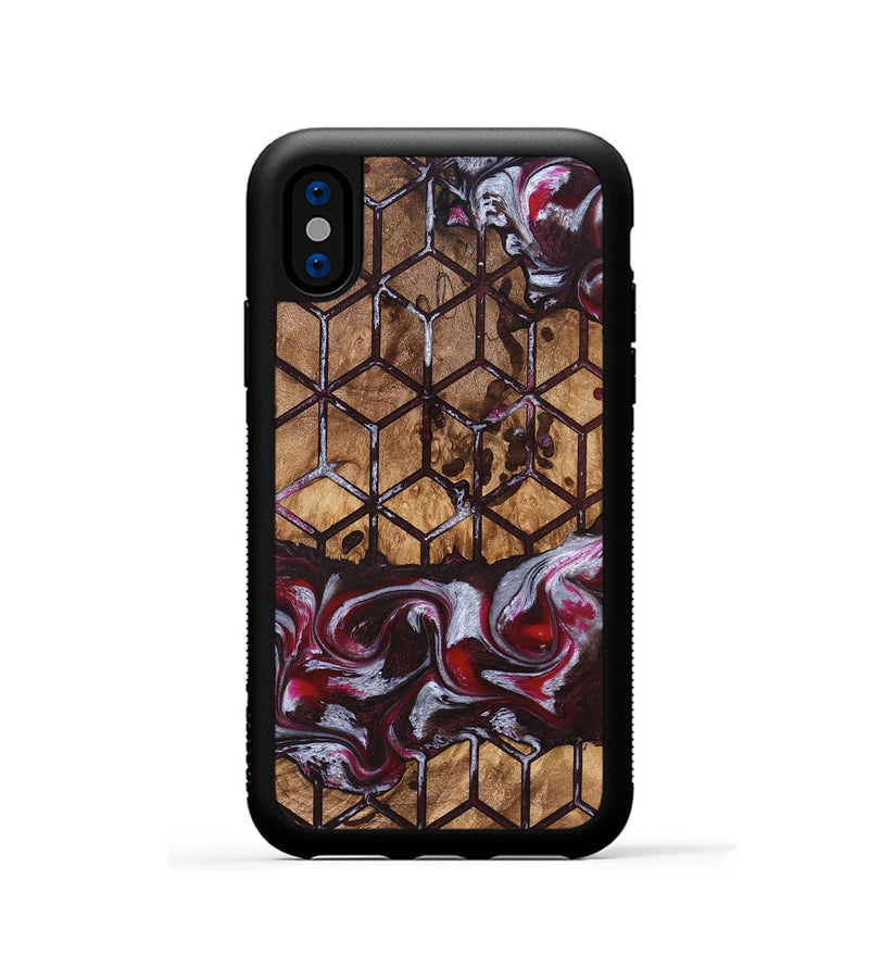 iPhone Xs Wood Phone Case - Marlie (Pattern, 826838)