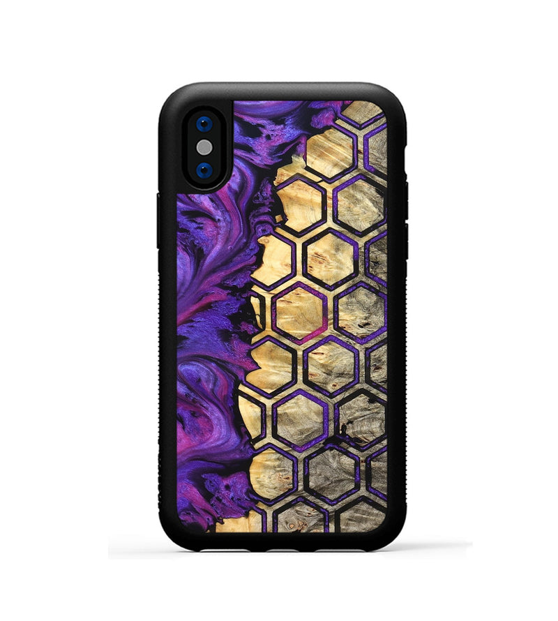 iPhone Xs Wood Phone Case - Joel (Pattern, 826839)