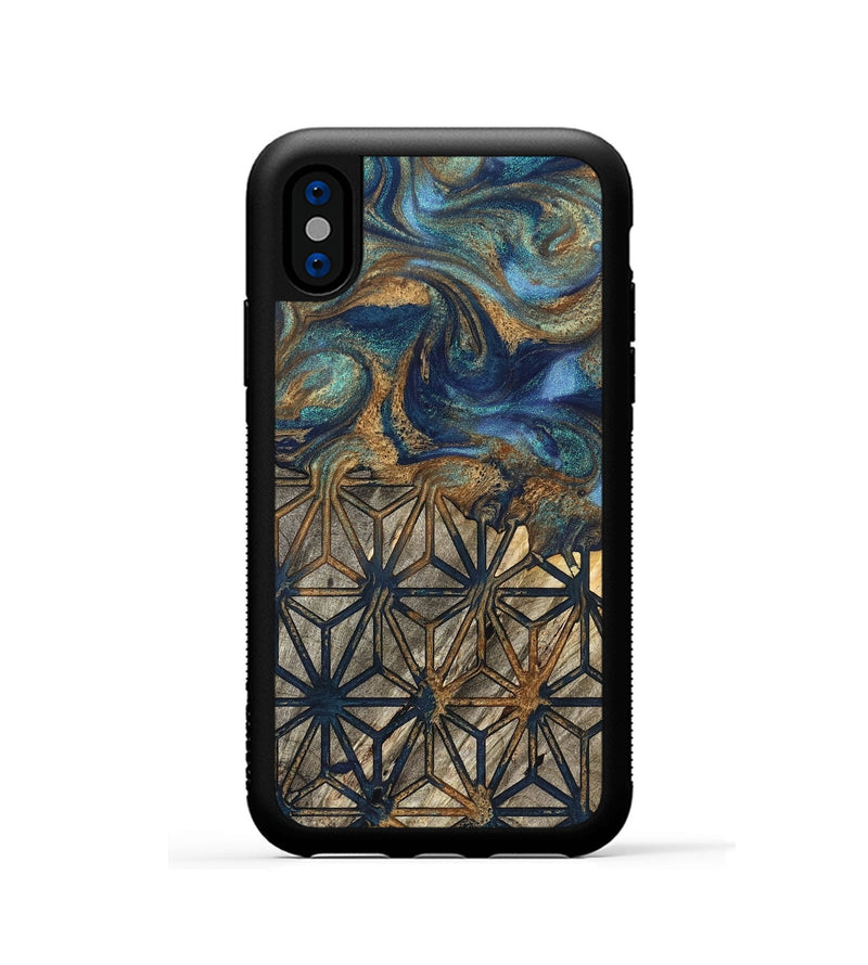 iPhone Xs Wood Phone Case - Leann (Pattern, 826840)
