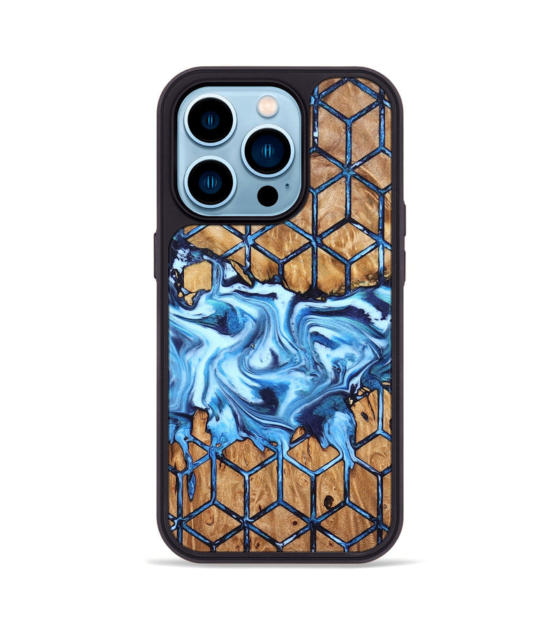 iPhone 14 Pro Wood Phone Case - Ernst (Pattern, 826841)