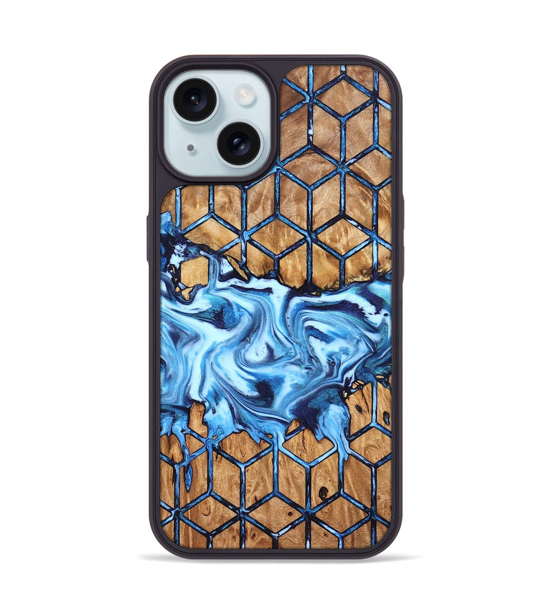 iPhone 15 Wood Phone Case - Ernst (Pattern, 826841)
