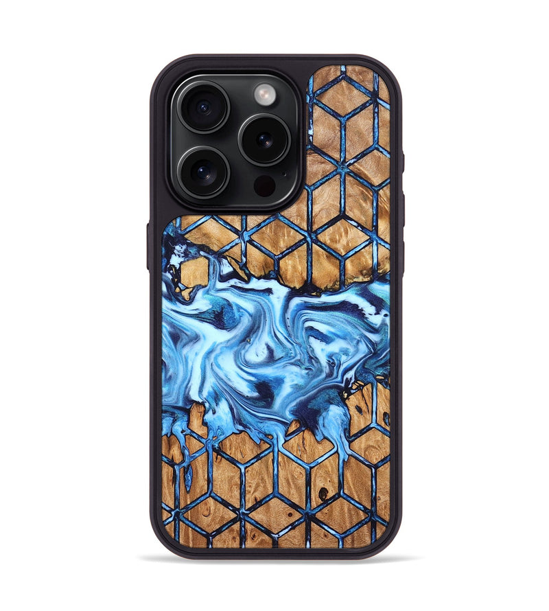 iPhone 15 Pro Wood Phone Case - Ernst (Pattern, 826841)