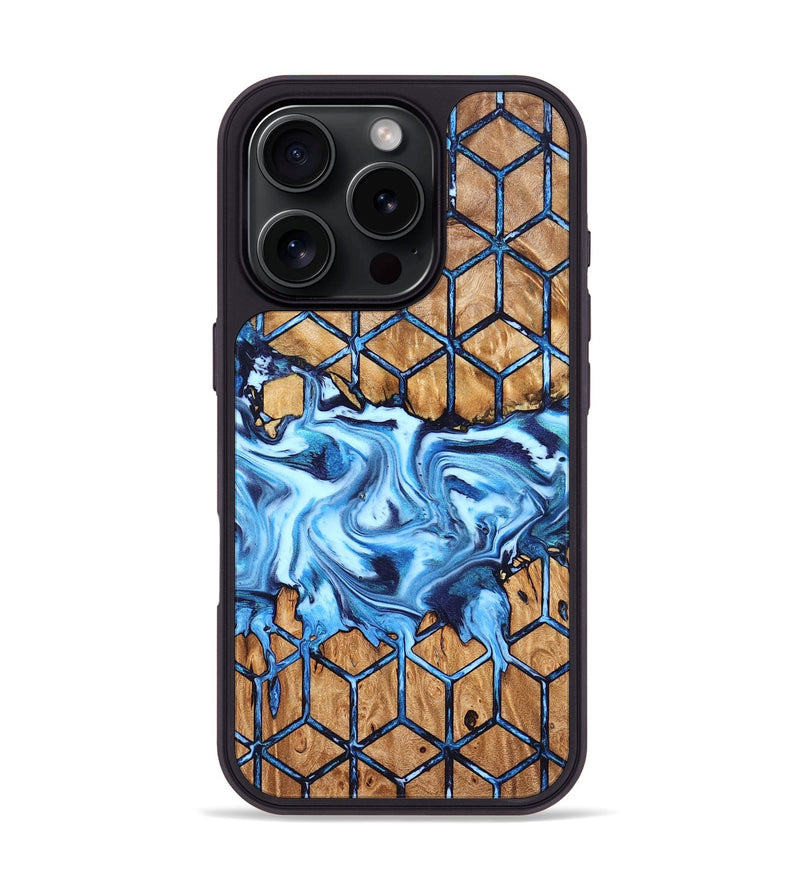 iPhone 16 Pro Wood Phone Case - Ernst (Pattern, 826841)