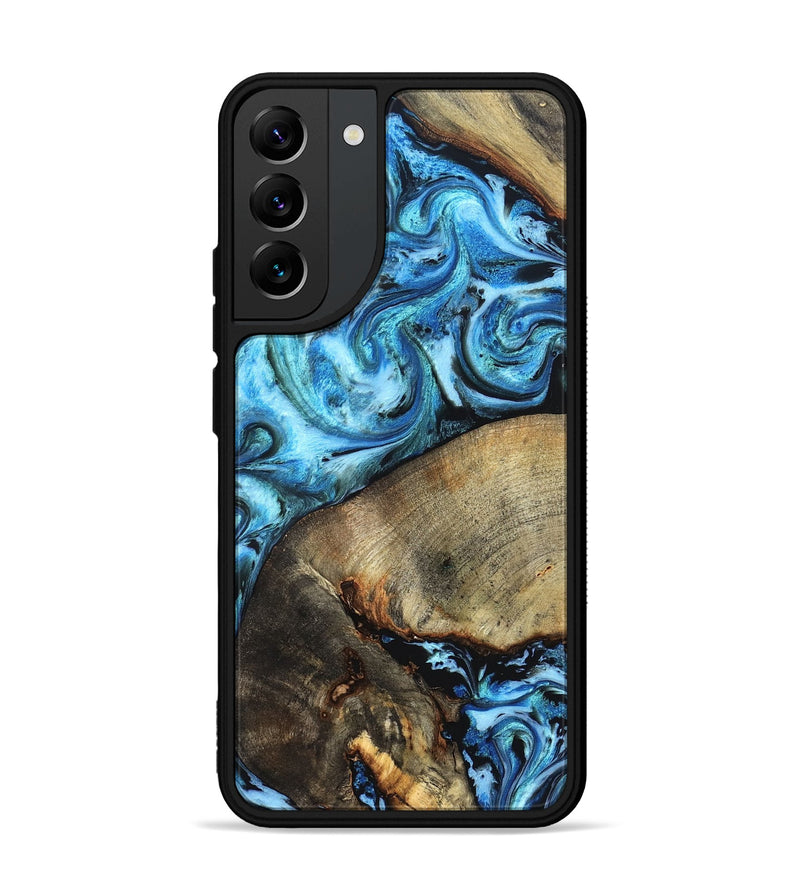 Galaxy S22 Plus Wood Phone Case - Spring (Blue, 826842)