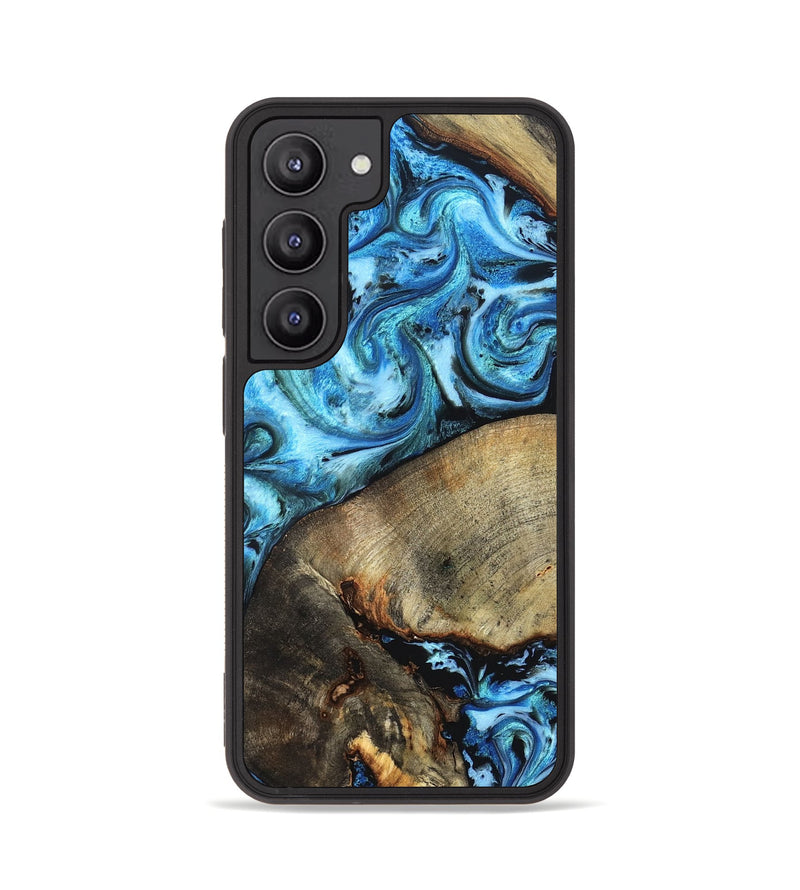 Galaxy S23 Wood Phone Case - Spring (Blue, 826842)
