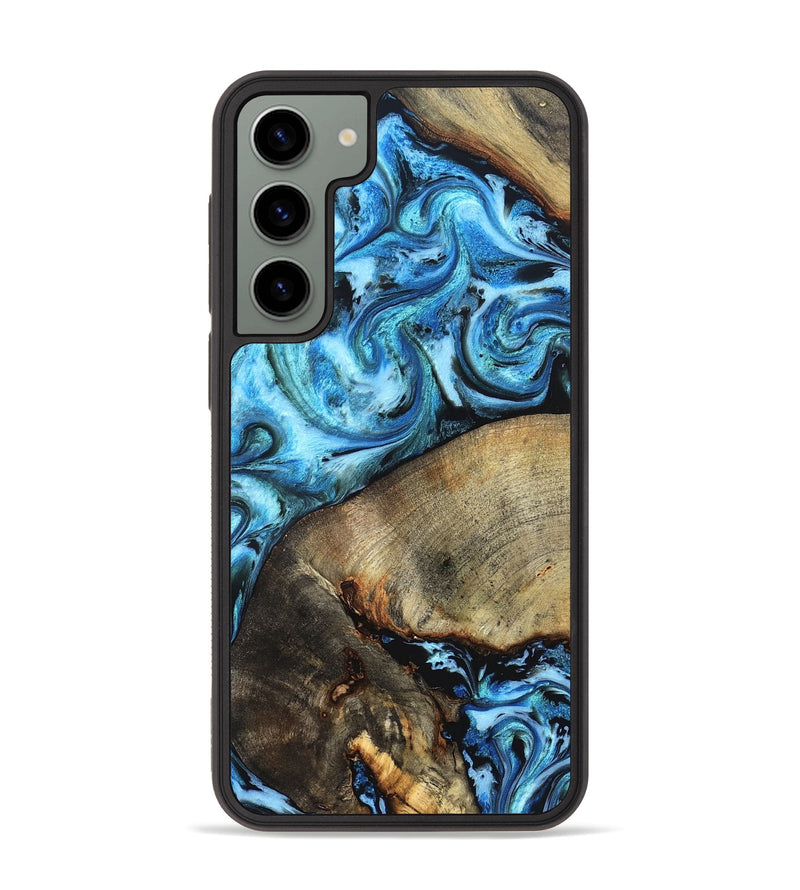 Galaxy S23 Plus Wood Phone Case - Spring (Blue, 826842)