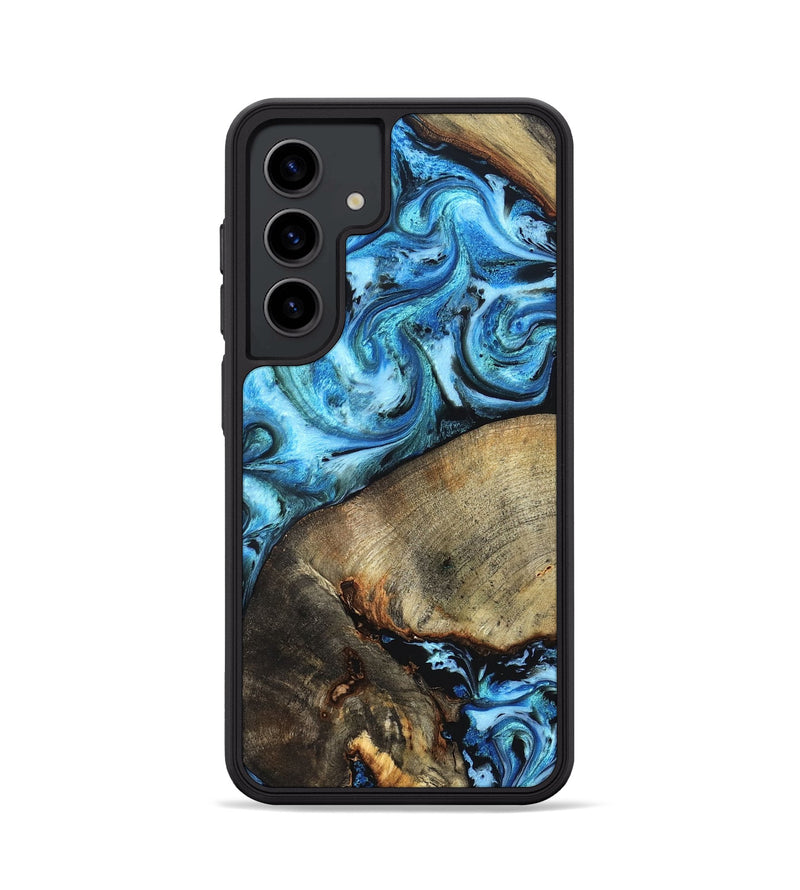 Galaxy S24 Wood Phone Case - Spring (Blue, 826842)
