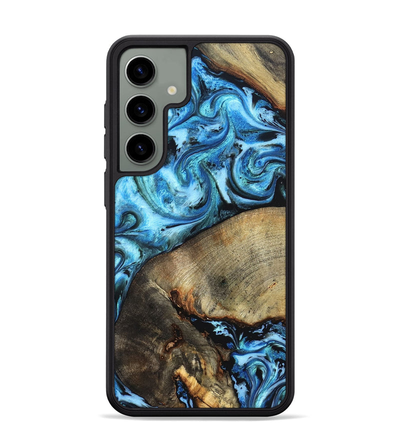 Galaxy S24 Plus Wood Phone Case - Spring (Blue, 826842)