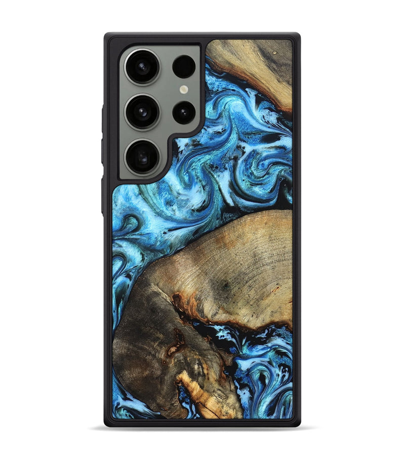 Galaxy S24 Ultra Wood Phone Case - Spring (Blue, 826842)