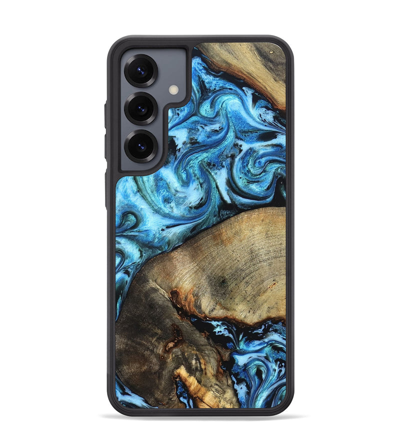 Galaxy S25 Plus Wood Phone Case - Spring (Blue, 826842)