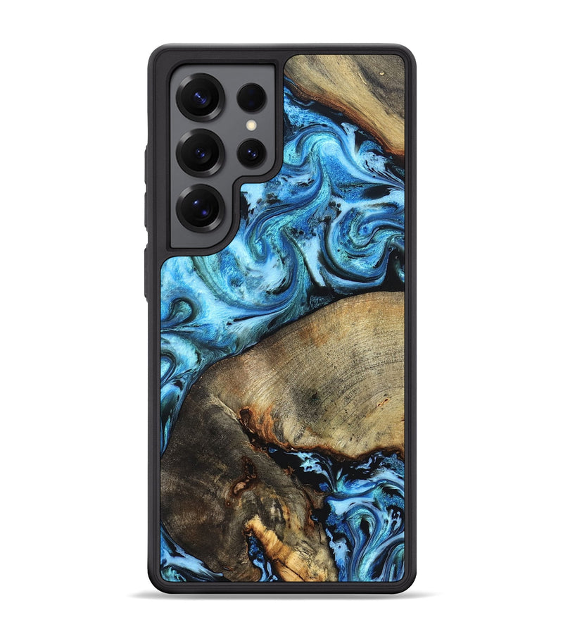 Galaxy S25 Ultra Wood Phone Case - Spring (Blue, 826842)