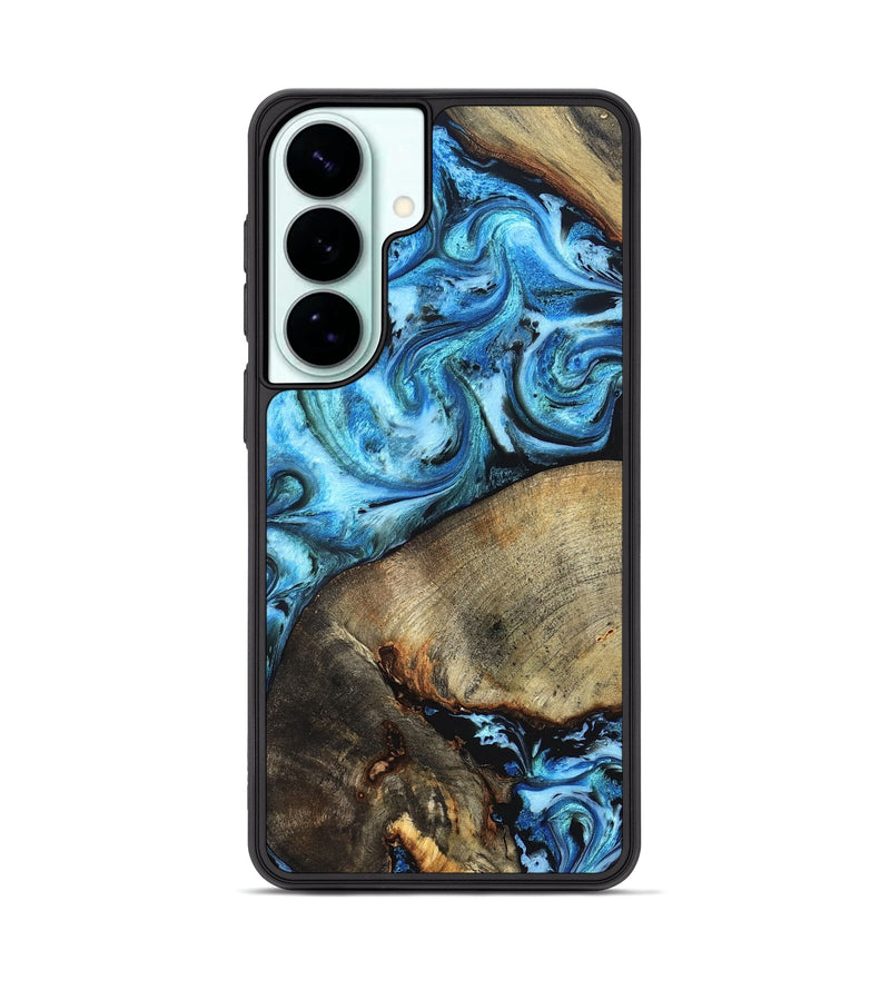 Galaxy S26 Plus Wood Phone Case - Spring (Blue, 826842)