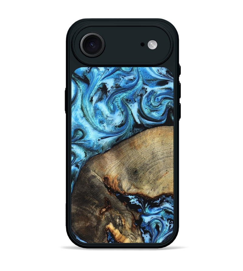iPhone 17 Air Wood Phone Case - Spring (Blue, 826842)
