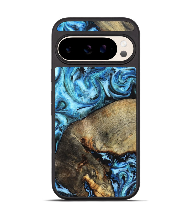 Pixel 10 Wood Phone Case - Spring (Blue, 826842)