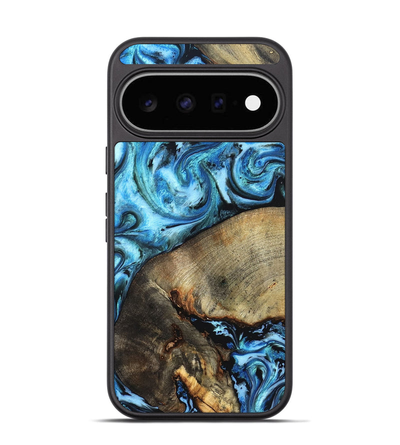 Pixel 11 Wood Phone Case - Spring (Blue, 826842)