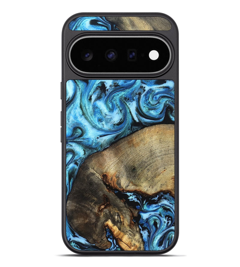 Pixel 11 Pro XL Wood Phone Case - Spring (Blue, 826842)