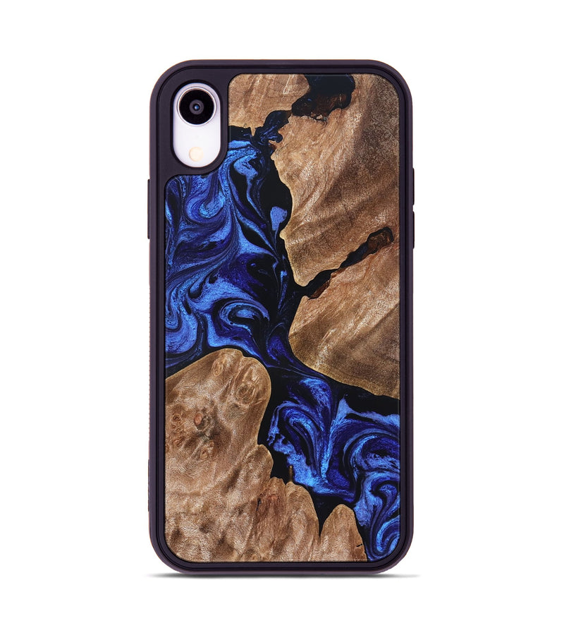iPhone Xr Wood Phone Case - Gaylord (Blue, 826843)