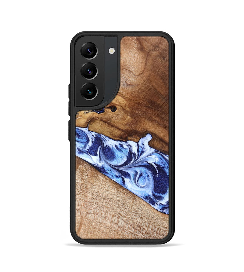 Galaxy S22 Wood Phone Case - Dakota (Blue, 826844)