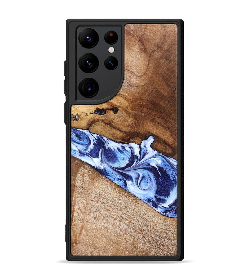 Galaxy S22 Ultra Wood Phone Case - Dakota (Blue, 826844)