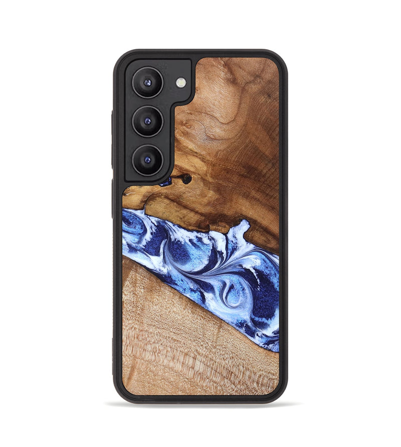 Galaxy S23 Wood Phone Case - Dakota (Blue, 826844)