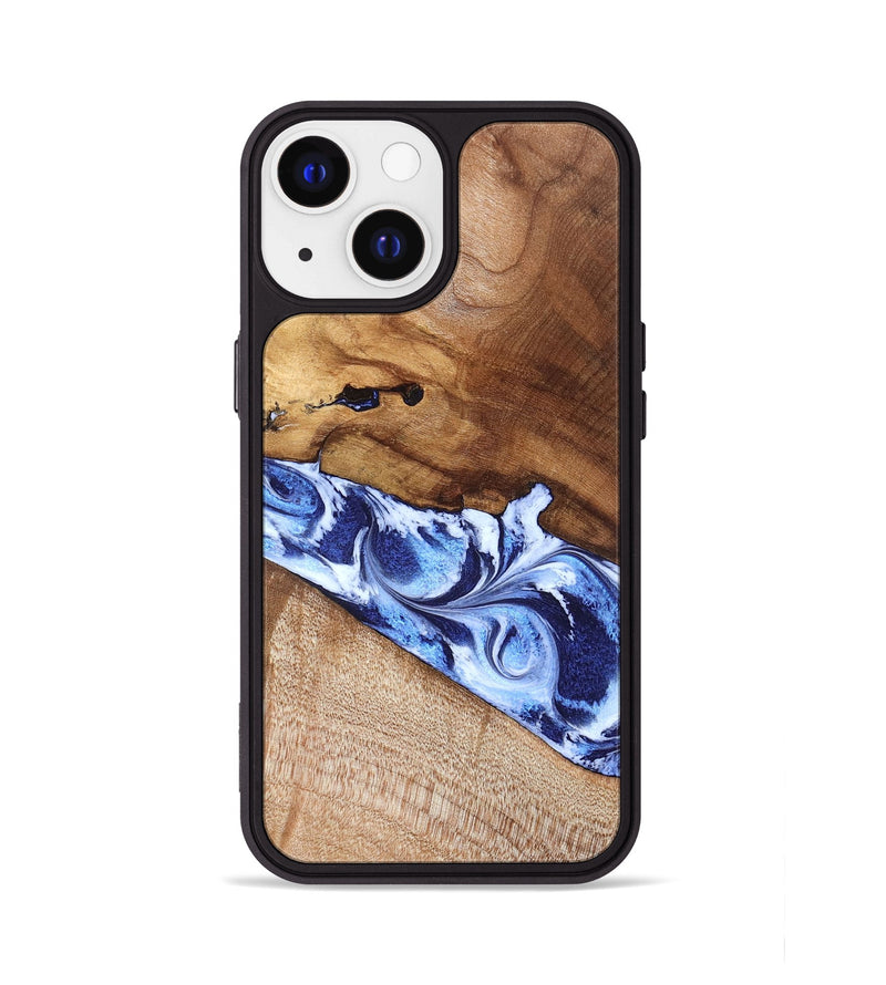 iPhone 13 Wood Phone Case - Dakota (Blue, 826844)