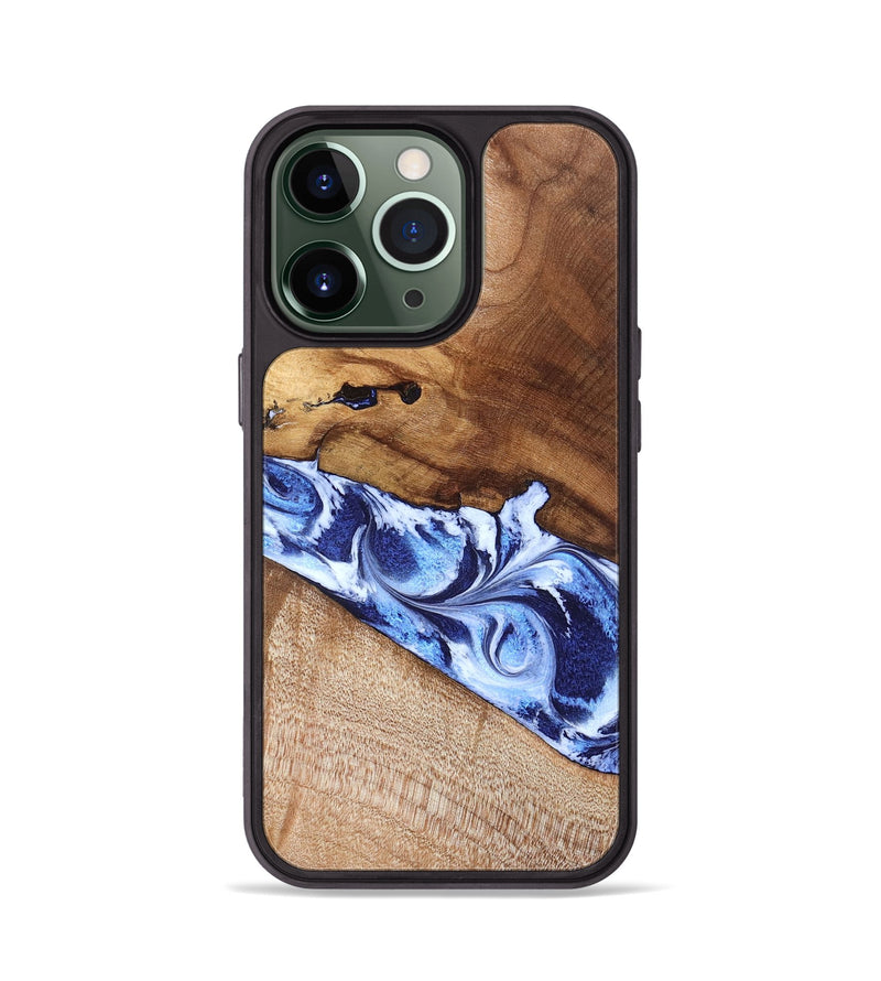 iPhone 13 Pro Wood Phone Case - Dakota (Blue, 826844)
