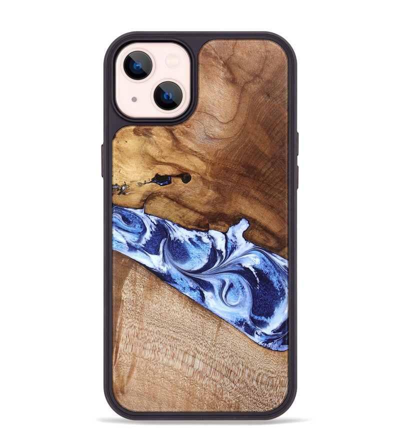iPhone 14 Plus Wood Phone Case - Dakota (Blue, 826844)