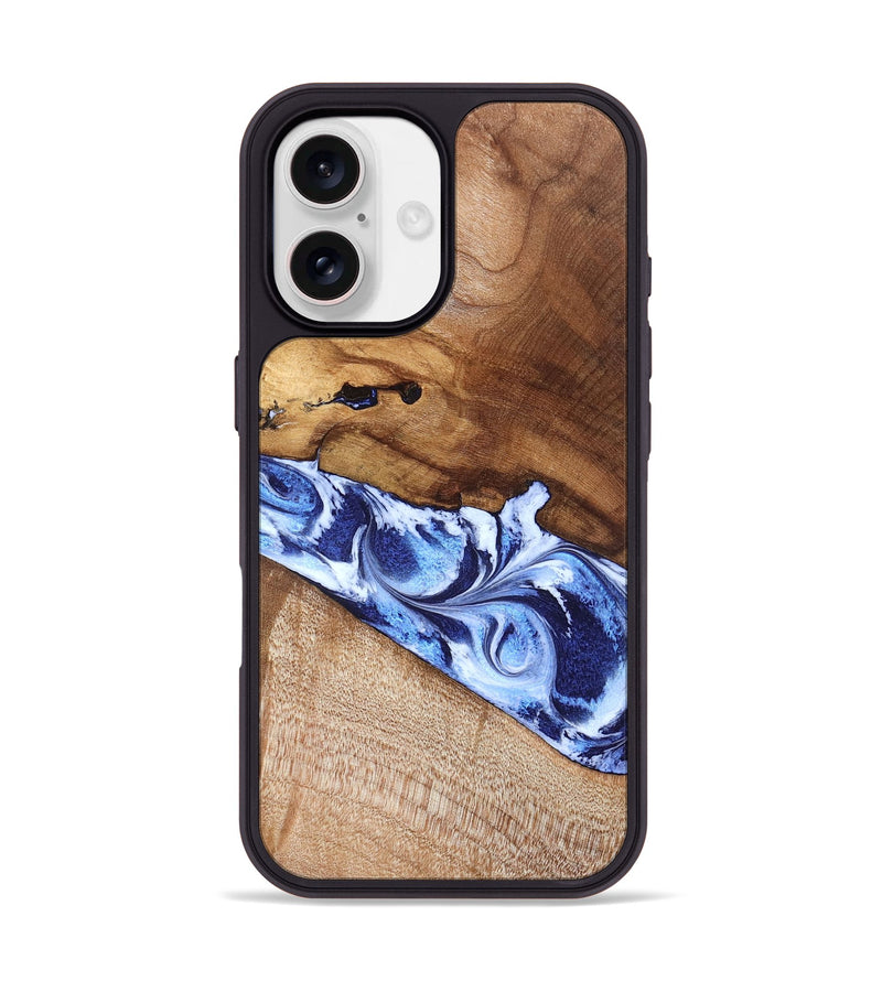iPhone 17 Wood Phone Case - Dakota (Blue, 826844)