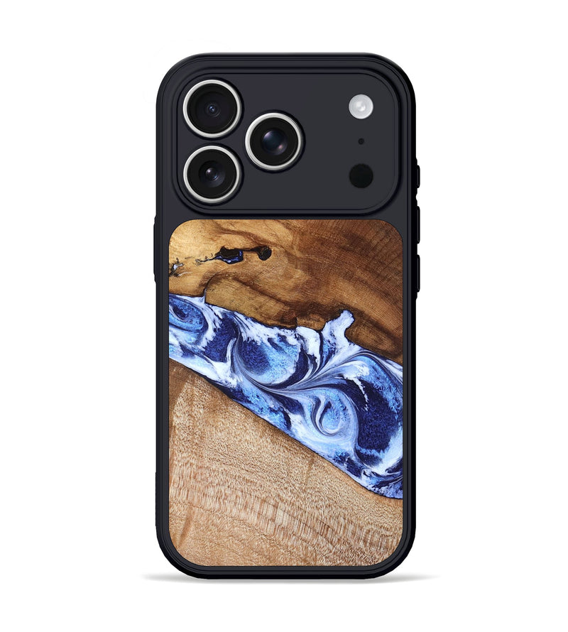 iPhone 17 Pro Wood Phone Case - Dakota (Blue, 826844)
