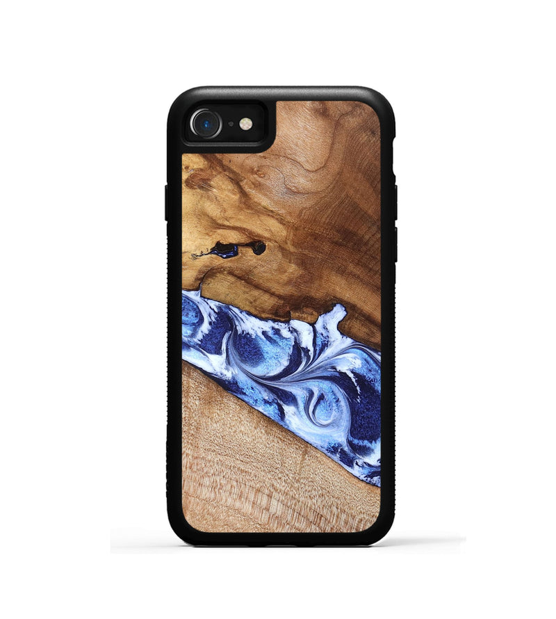 iPhone SE Wood Phone Case - Dakota (Blue, 826844)