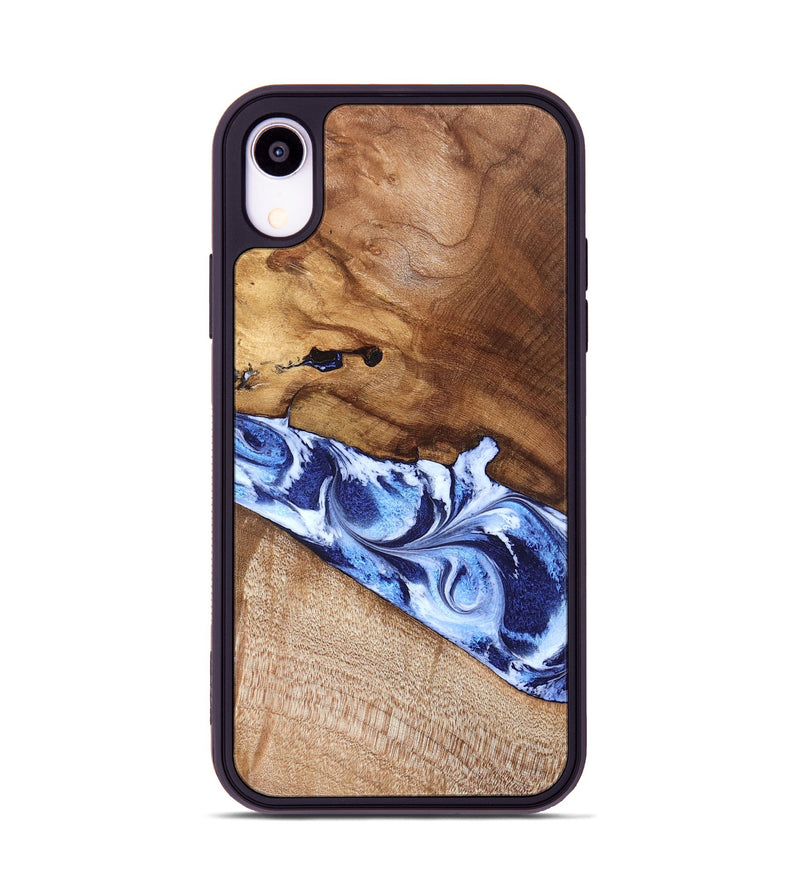 iPhone Xr Wood Phone Case - Dakota (Blue, 826844)