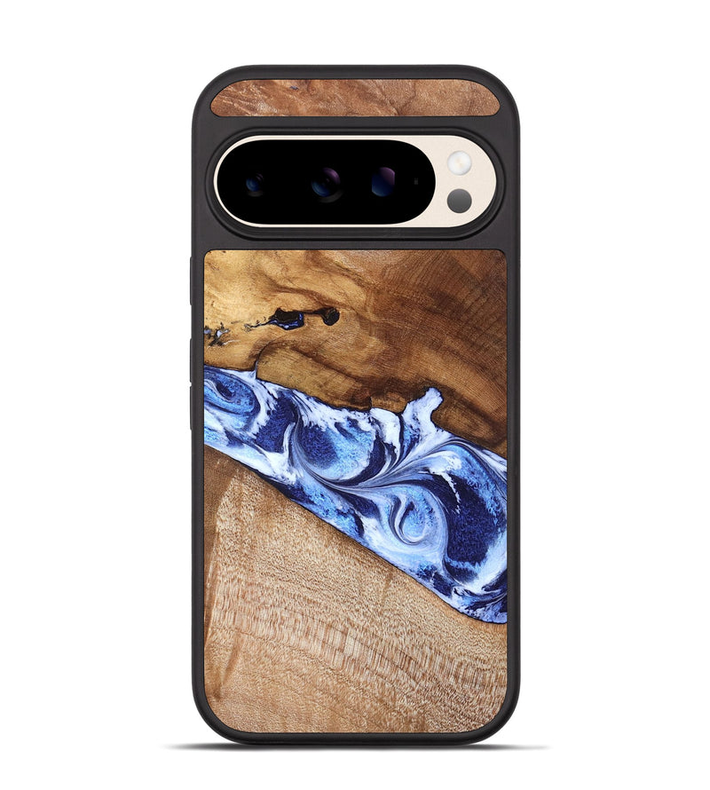 Pixel 10 Wood Phone Case - Dakota (Blue, 826844)