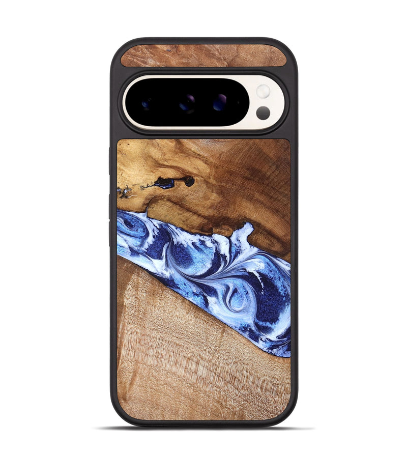 Pixel 9 Wood Phone Case - Dakota (Blue, 826844)
