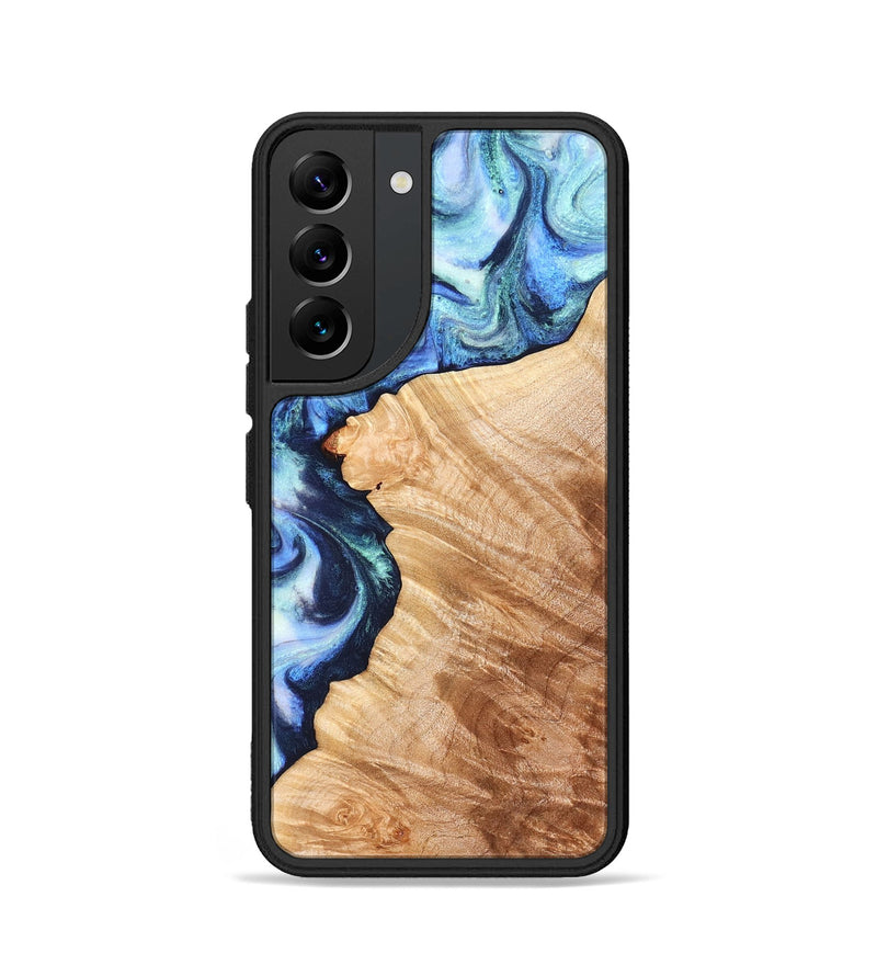 Galaxy S22 Wood Phone Case - Armando (Blue, 826845)