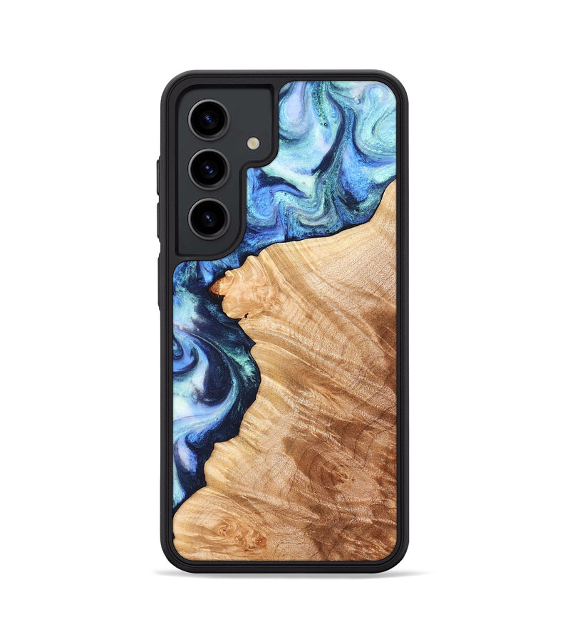 Galaxy S24 Wood Phone Case - Armando (Blue, 826845)