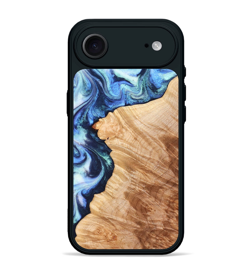 iPhone 17 Air Wood Phone Case - Armando (Blue, 826845)