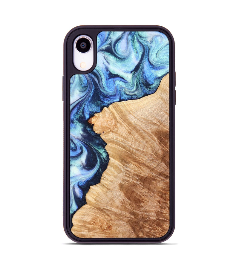 iPhone Xr Wood Phone Case - Armando (Blue, 826845)