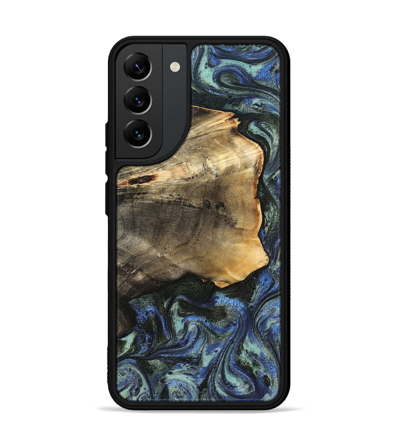 Galaxy S22 Plus Wood Phone Case - Gunner (Blue, 826846)